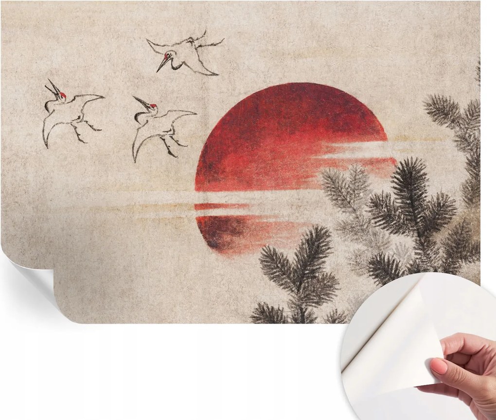 Öntapadós Dekoratív Fotótapéta Hálószobába Erdei Kelet 104x70 cm