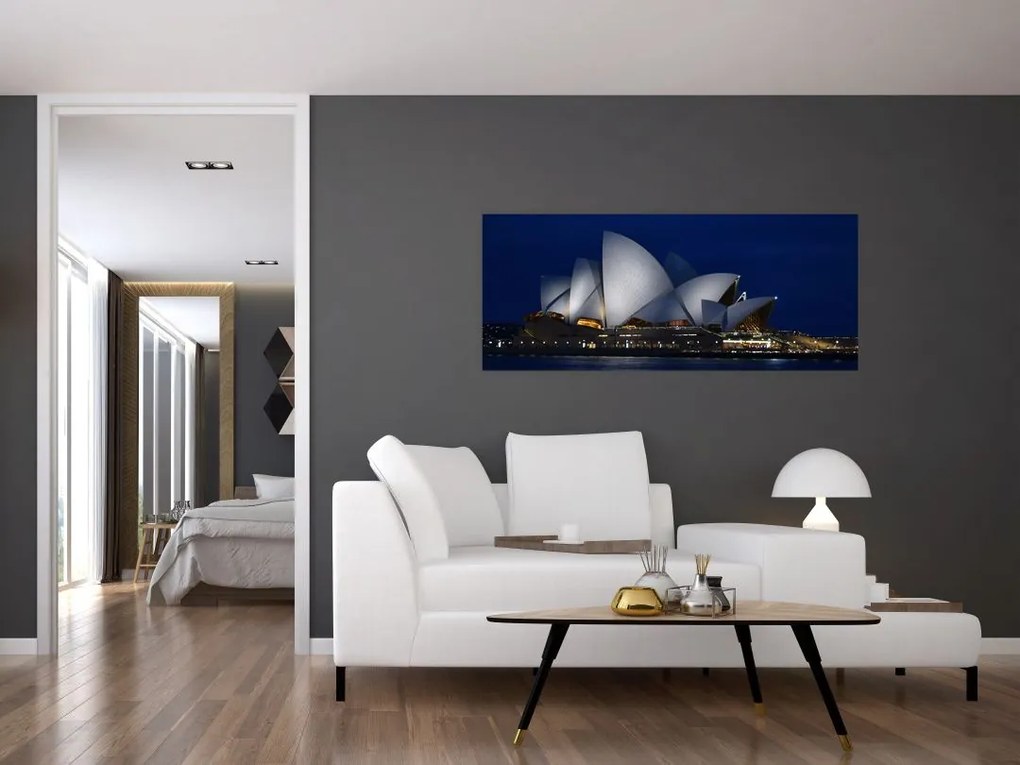 Sydney éjszakai kép (120x50 cm)