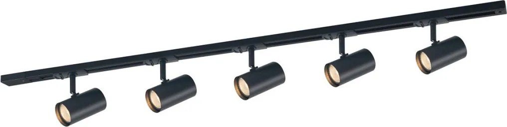 ITALUX 913721-5-BL-SET MARVI Modern Mennyezeti Lámpa Matt Fekete, Acélos GU10 IP20