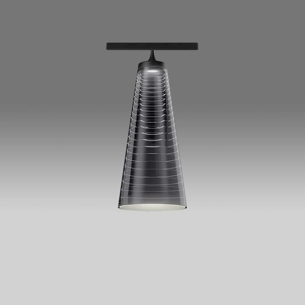 Artemide Look at Me Cone Track 21 átlátszó fekete 478lm 3000K Led 5.5W