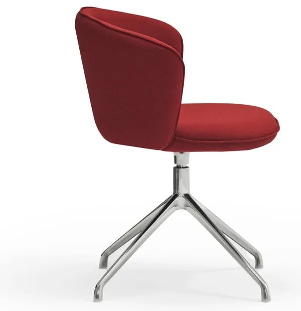 Borvörös kárpitozott étkezőfotel szett 2 db-os Add – Teulat