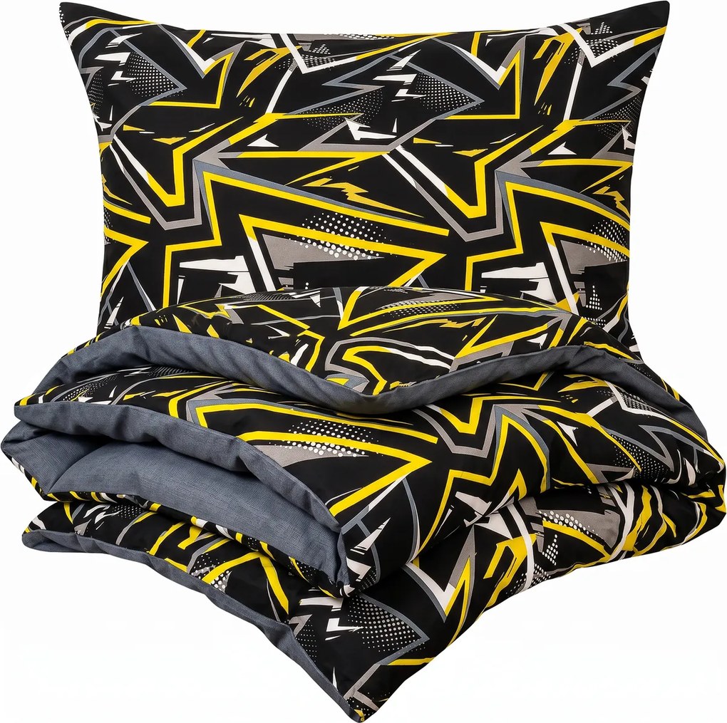 4Home Rock pamut ágyneműhuzat, 140 x 220 cm, 70 x 90 cm