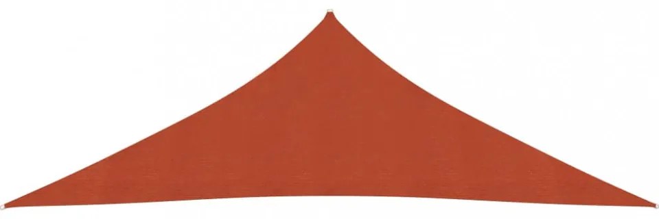 terrakotta HDPE napvitorla 160 g/m² 3,5 x 3,5 x 4,9 m