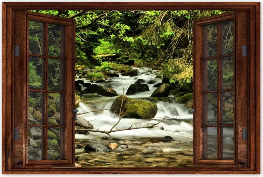 Poszterek 90x60 Patak a hegyekben