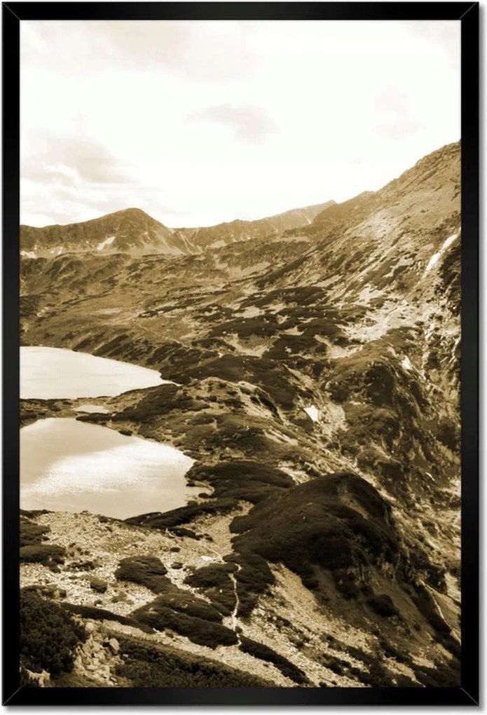 Poszterek keretben 40x60 Tátra Lengyel hegyek Kilátás