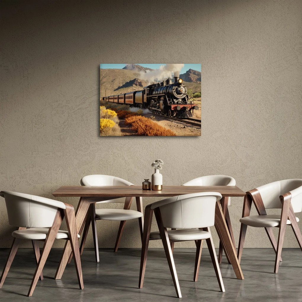 Kép - Gőzmozdony (70x50 cm)