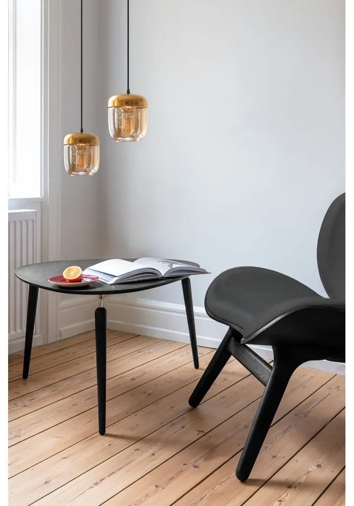 Fekete dohányzóasztal ø 80 cm Hang Out – UMAGE