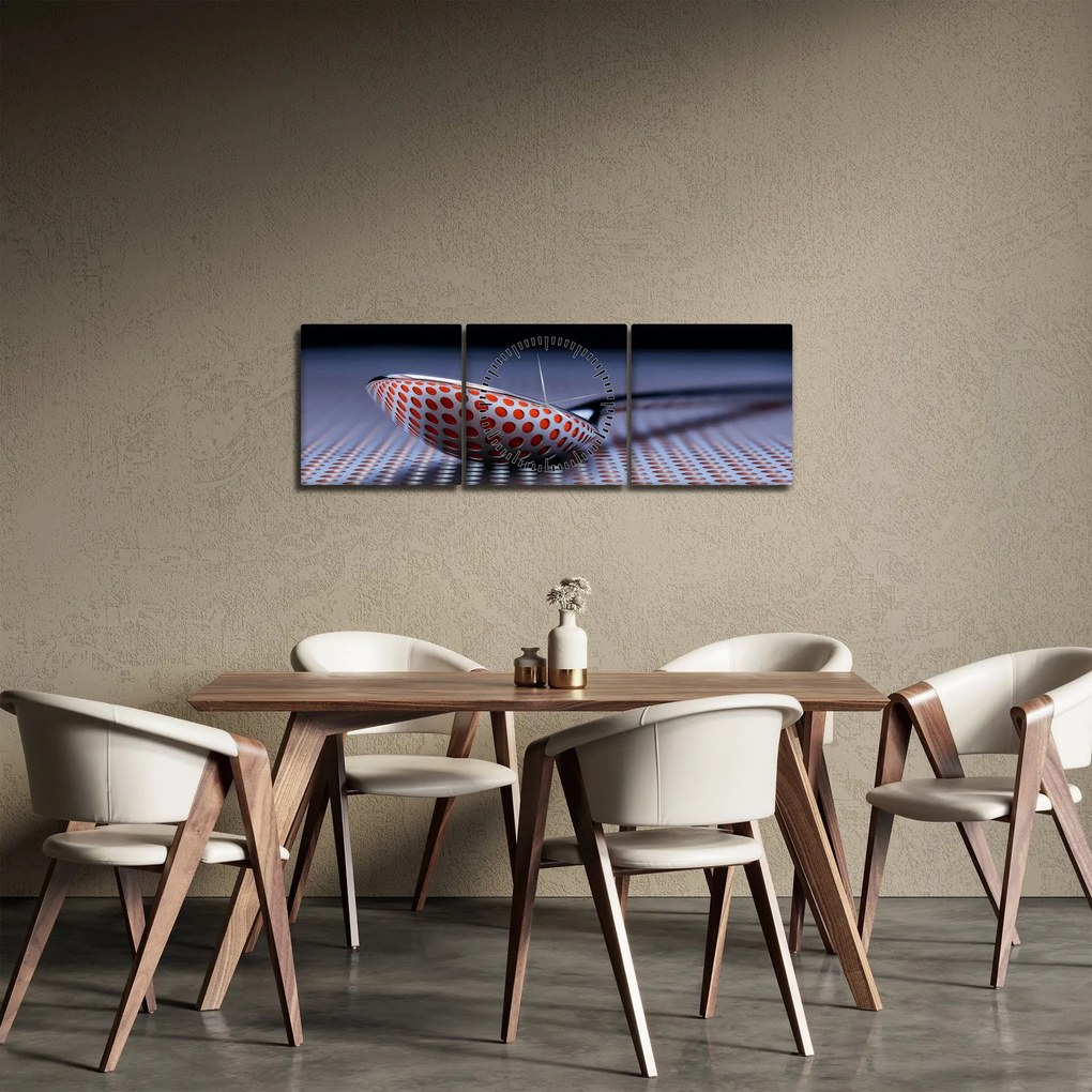 A visszaverődés képe (órával) (90x30 cm)
