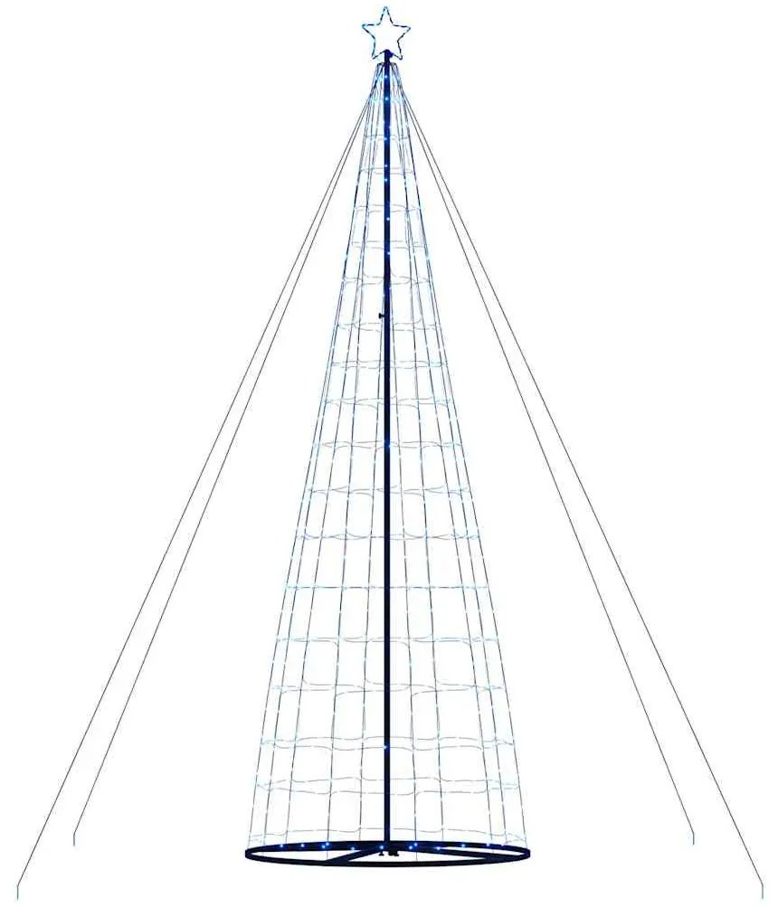 kék LED karácsonyfa 1534 LED 503 cm