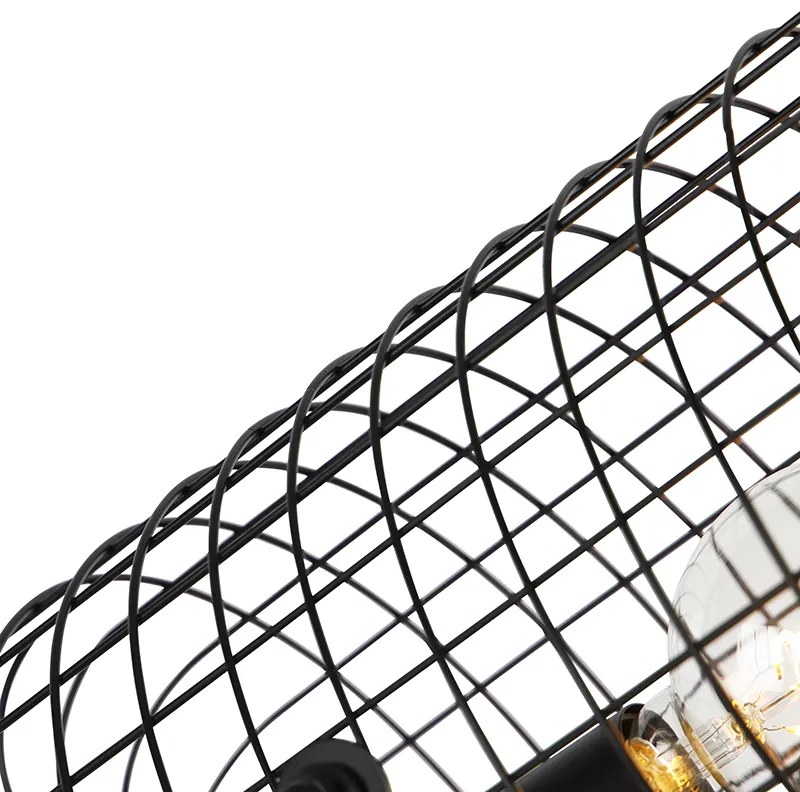 Ipari állólámpa állványon acél fekete - Bliss Vefa