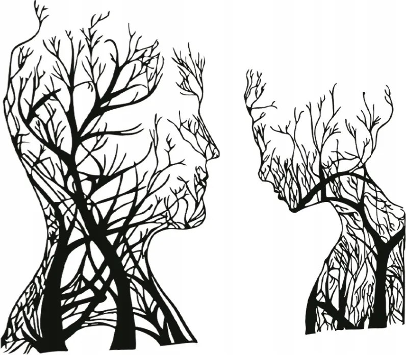 Kép Áttört Fa Pár Konyhába Nappaliba Fali Dekoráció 3D Panel