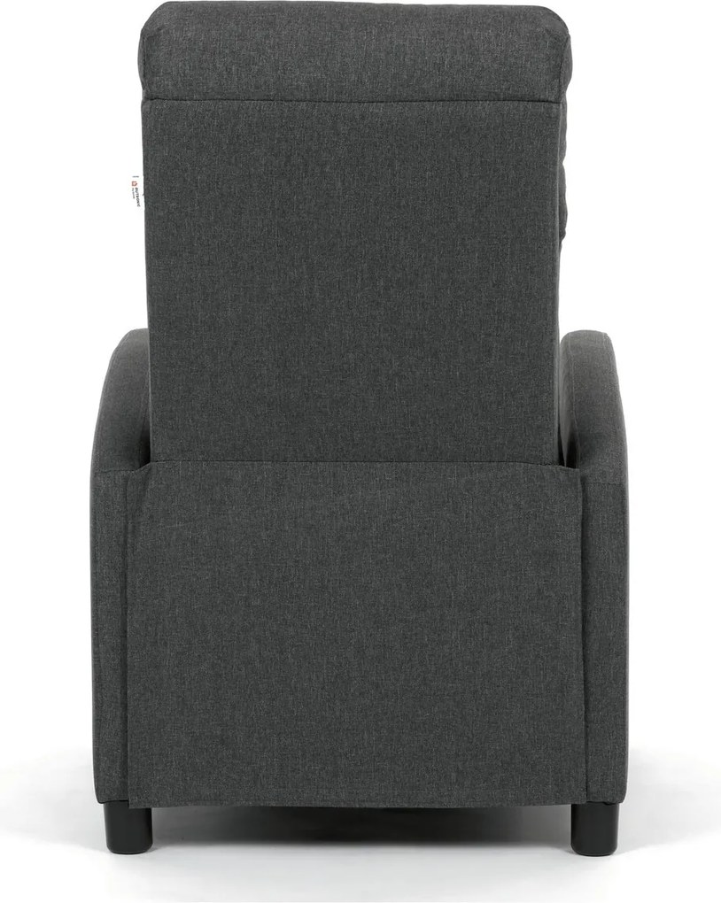 Polohovací křeslo, šedá, látka, TV-W3397 GREY2