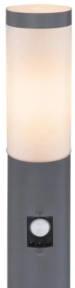 Globo 3159AS - Kültéri érzékelős lámpa BOSTON 1xE27/15W/230V IP44 110 cm antracit