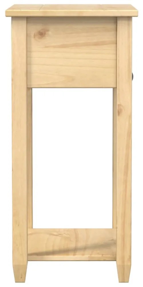 Corona tömör fenyőfa konzolasztal 55 x 35 x 73 cm