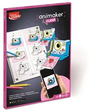 Animációkészítő készlet applikációval, MAPED CREATIV Animaker Flash, Poetic (IMAC907065)