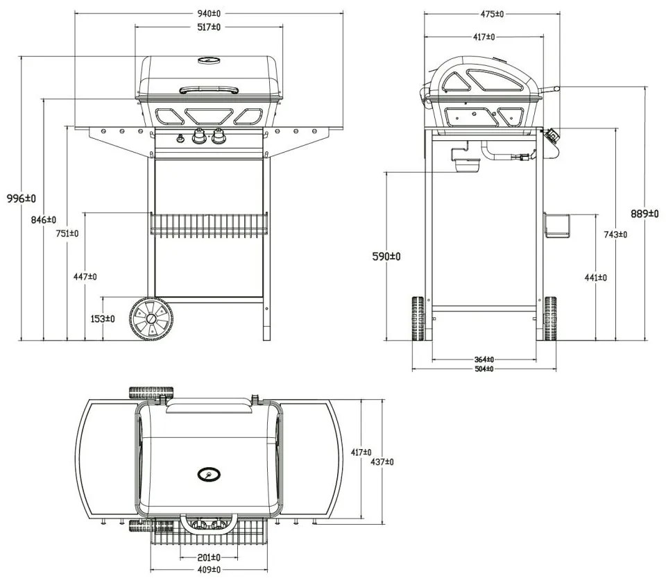 Avenberg DAKOTA BBQ gázgrill