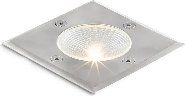 RENDL RIZZ SQ 105 rozsdamentes acél 230V LED 3W 96° IP65 3000K