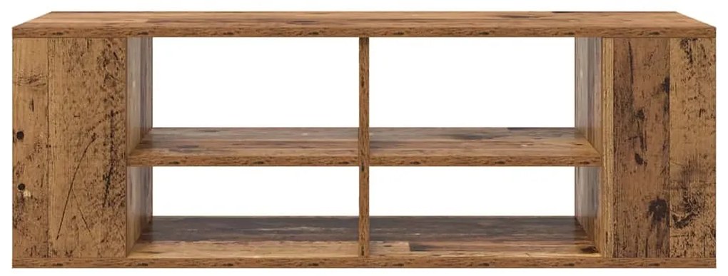 Fali TV szekrény Régi fa 102 x 35 x 35 cm Faanyag