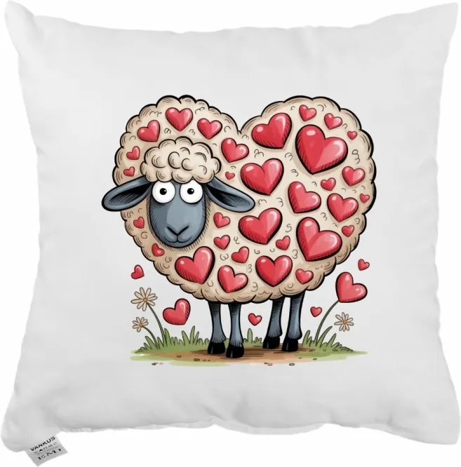EMI Lovely Sheep díszpárna 40x40 cm