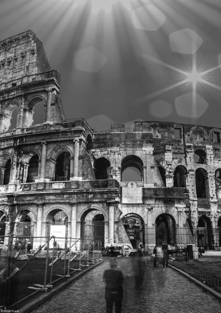 Poszter 21x29,7cm Híres Colosseum Rómában 6, Assaf Frank