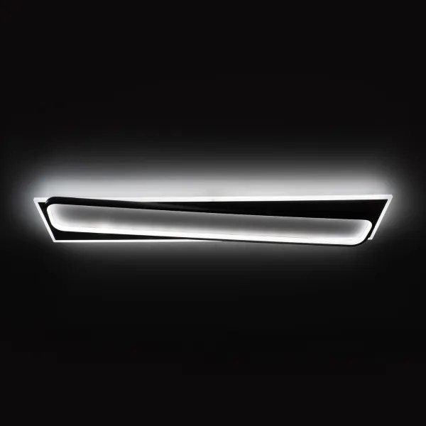BRILAGI - LED dimmelhető mennyezeti lámpa OUTLINE LED/90W/230V 18x100 cm fehér/fekete + távirányító