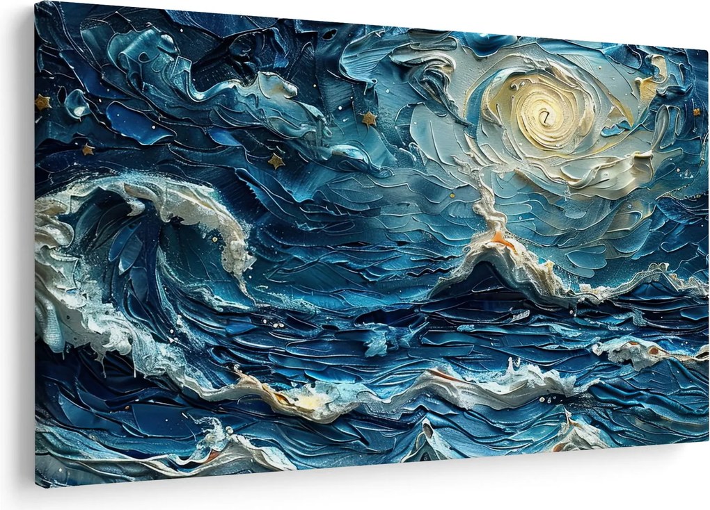 Kép - Az ég és a tenger festése (90x60 cm)