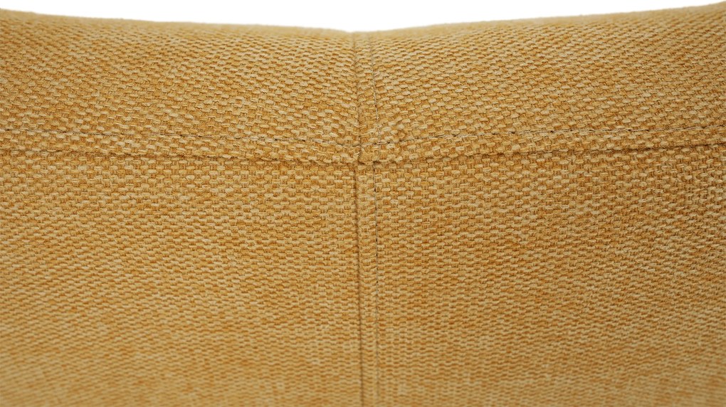 Füles fotel, sárga/fekete, SAMY