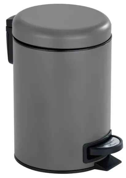 Szürke acél pedálos szemetes 3 l Leman – Wenko