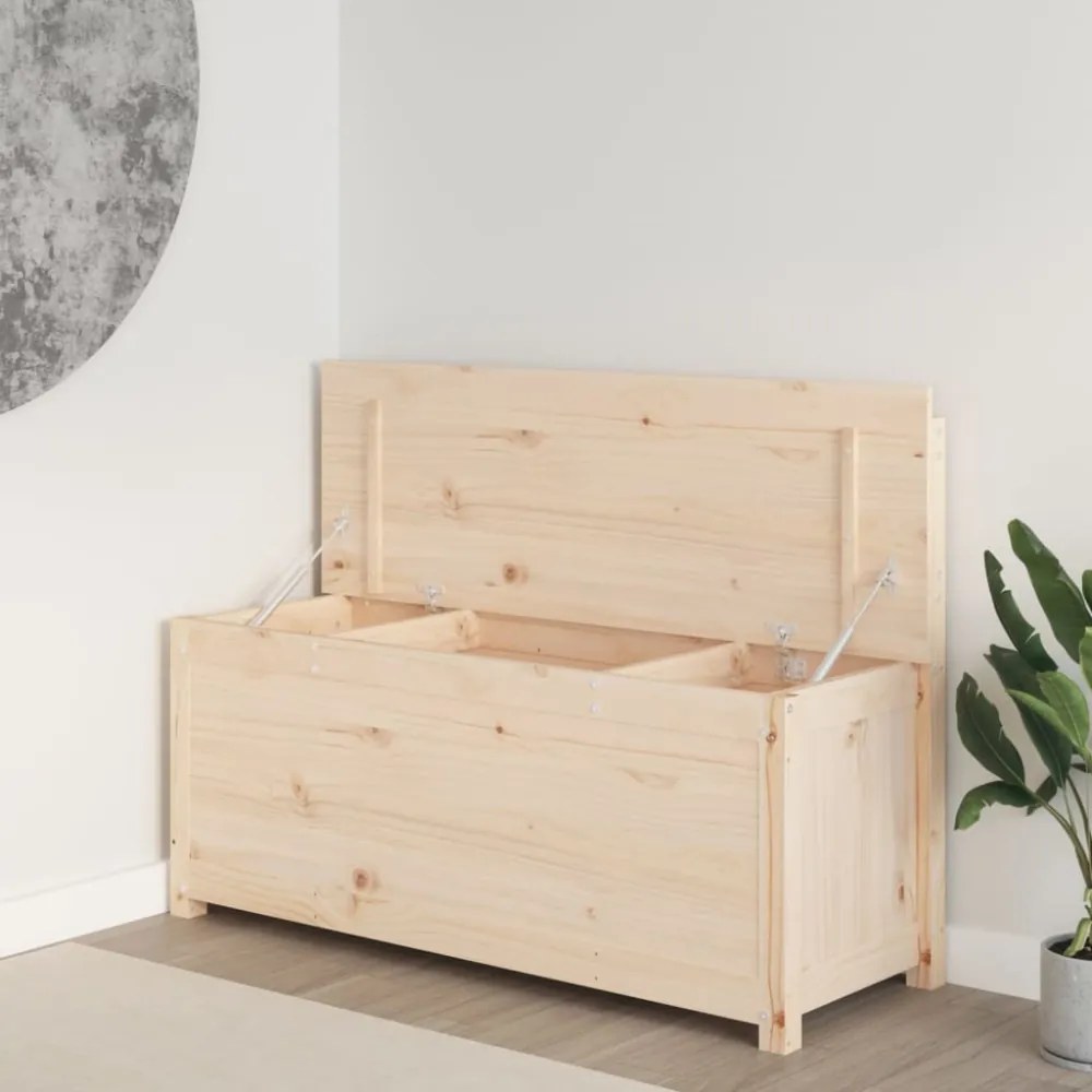 tömör fenyőfa pad 110 x 41 x 76,5 cm