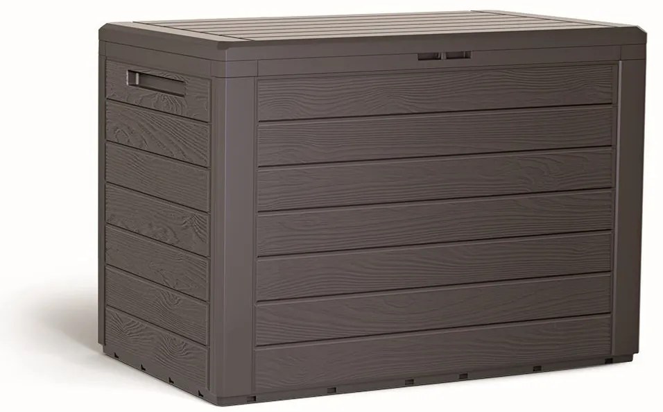 Prosperplast WOODEBOX kerti box barna 190L