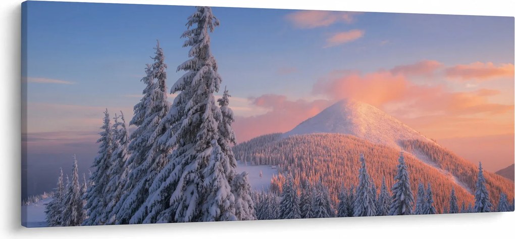 Kép - Téli táj (120x50 cm)