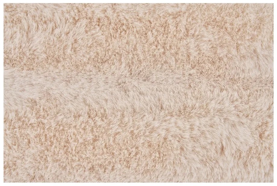 Krémszínű műszőrme takaró 130x180 cm Galena – House Nordic