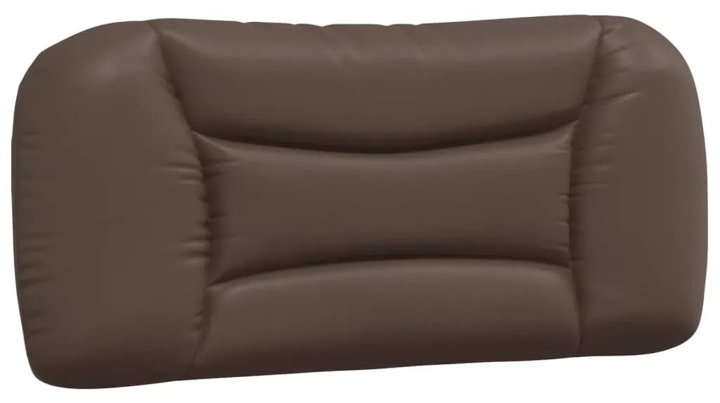 barna műbőr fejtámla párna 90 cm