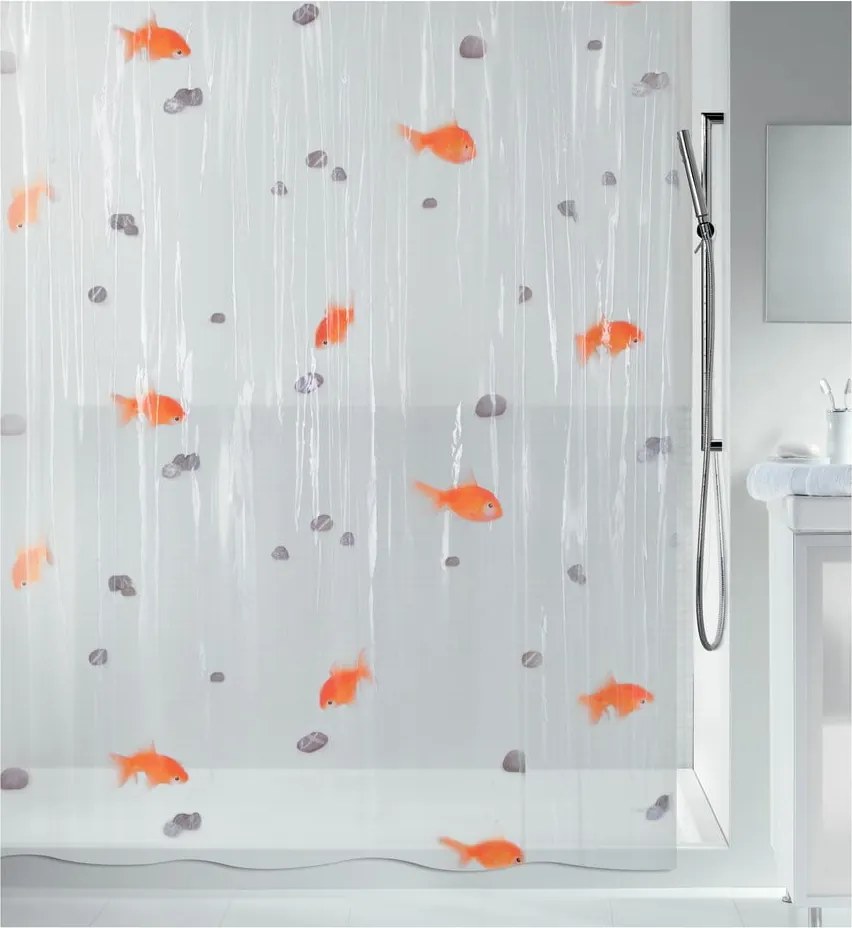 Zuhanyfüggöny 180x200 cm Goldfish – Spirella