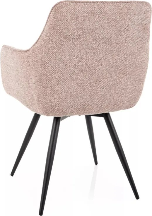 Ballo Leo szövet étkezőszék bézs forgatható üléssel