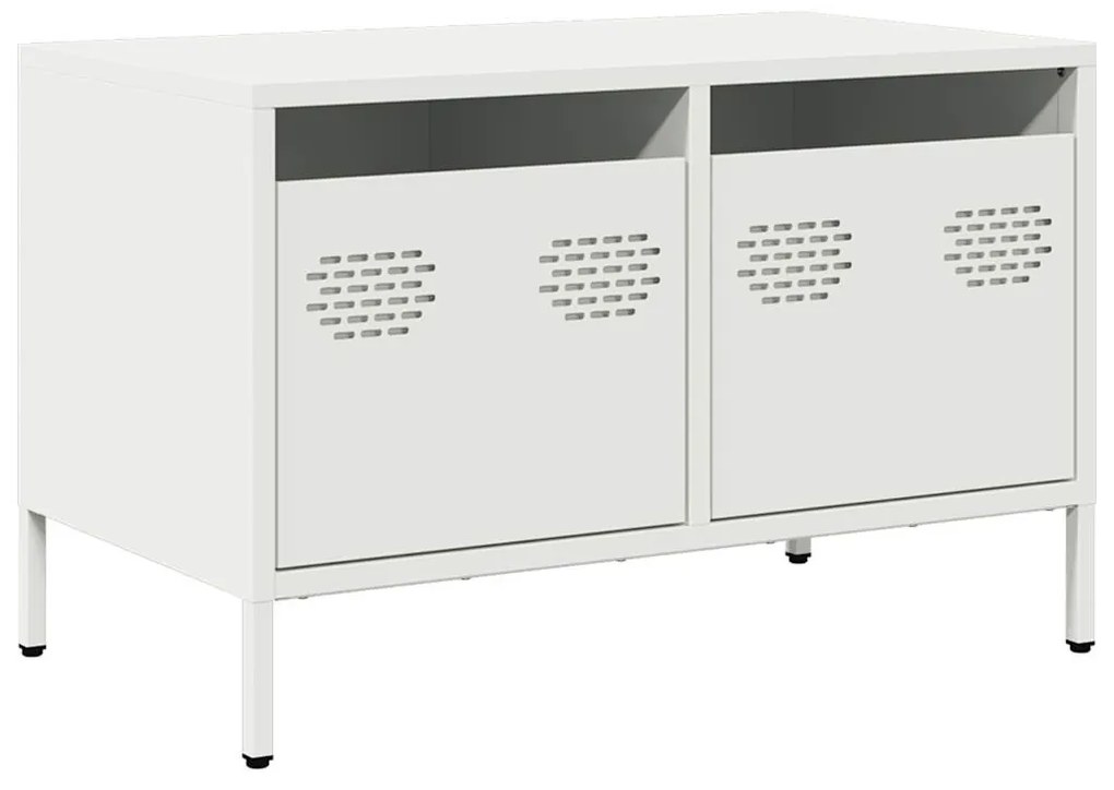fehér hidegen hengerelt acél TV-szekrény 68 x 39 x 43,5 cm