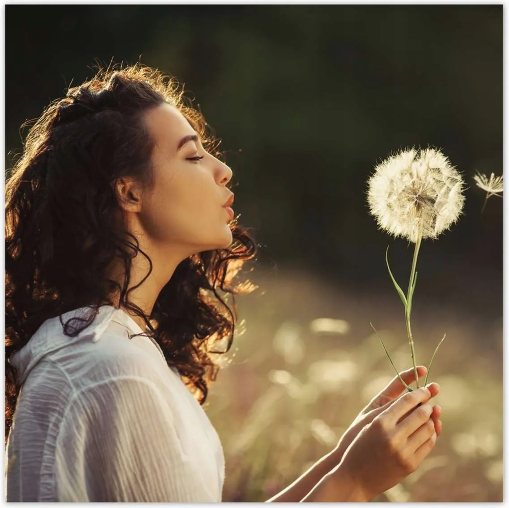 Poszterek 100x100 Fújás a szélben