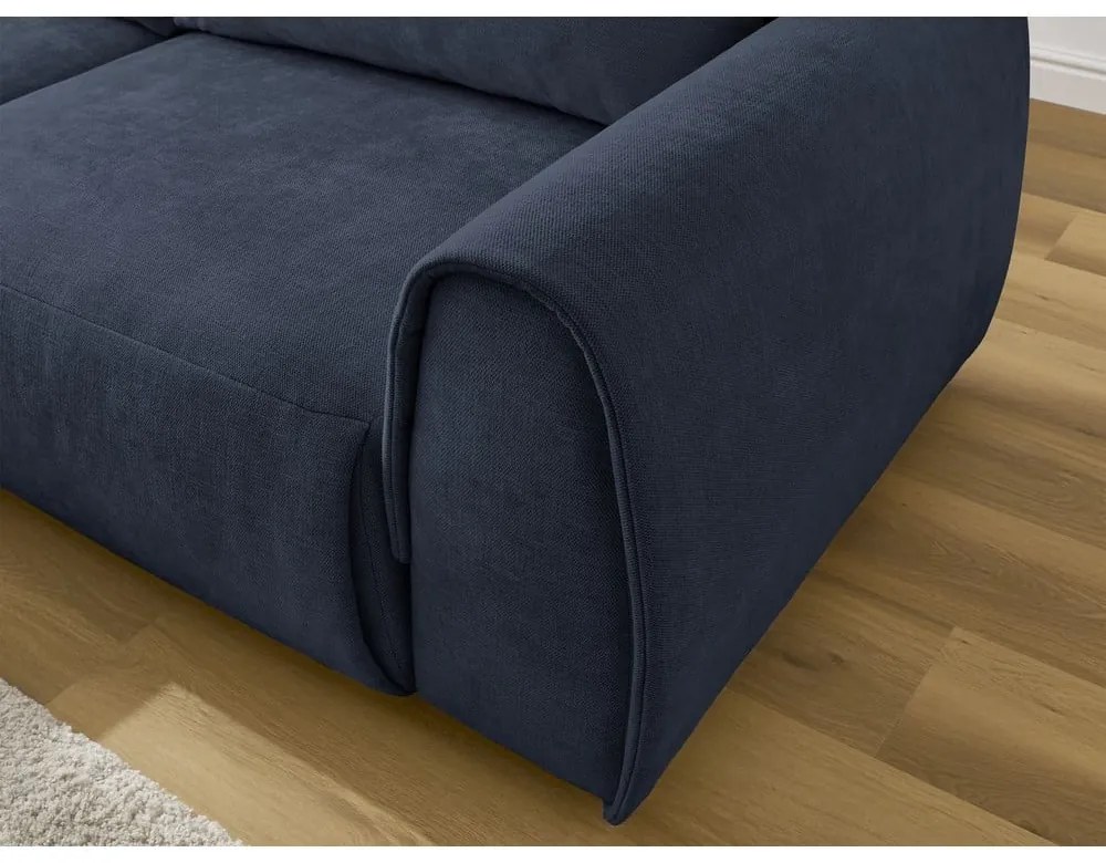 Sötétkék sarokkanapé Aden – Bobochic Paris