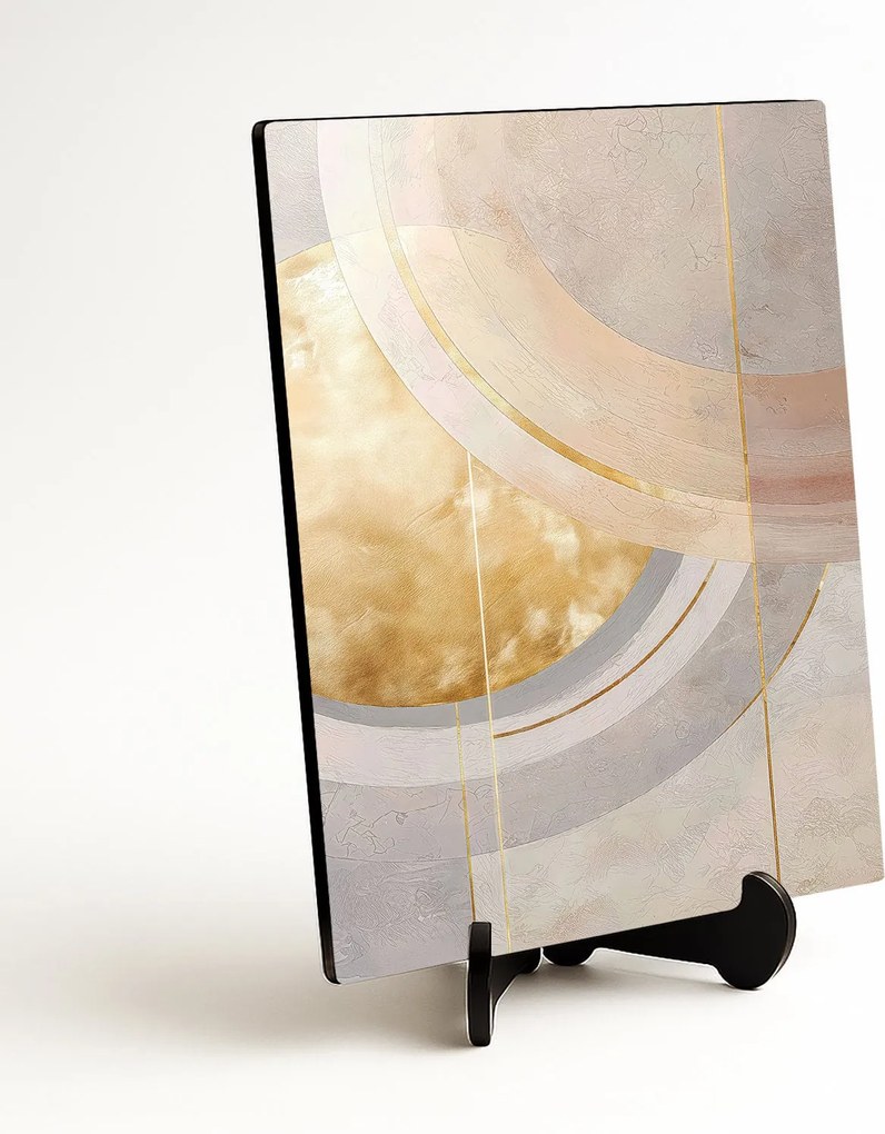 DUBLEZ | Nagy absztrakt kép - Gold