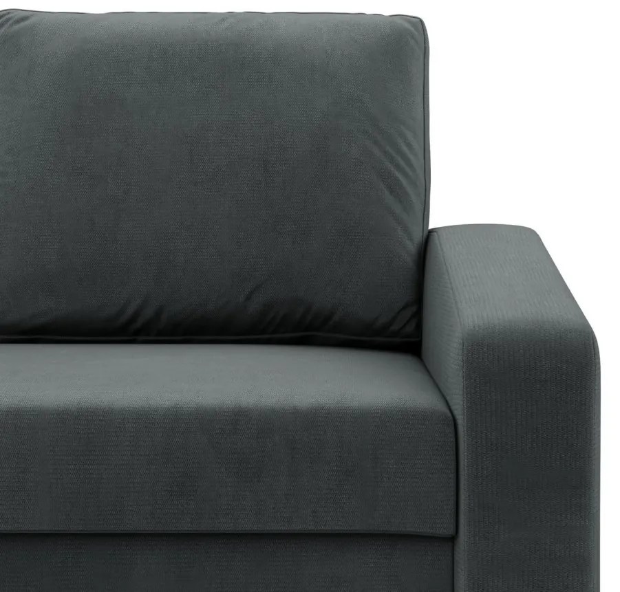 Zeus fotel, döntött kartámasz, bársony, bonell töltet, szürke