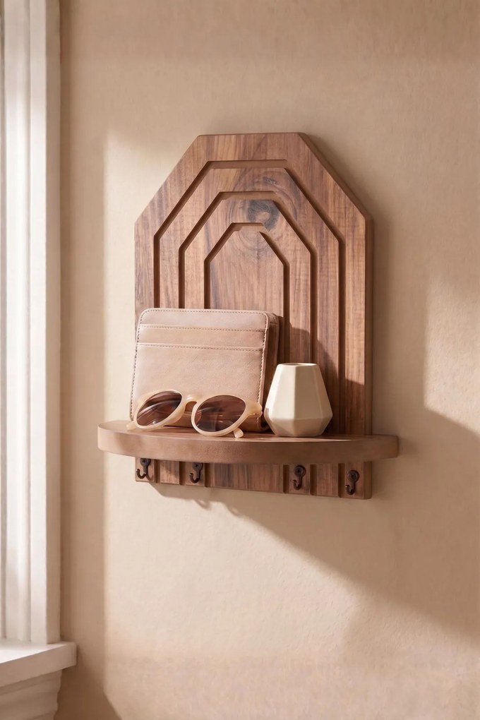 Fali polc, 26 cm – Artmtkwll10-Oak