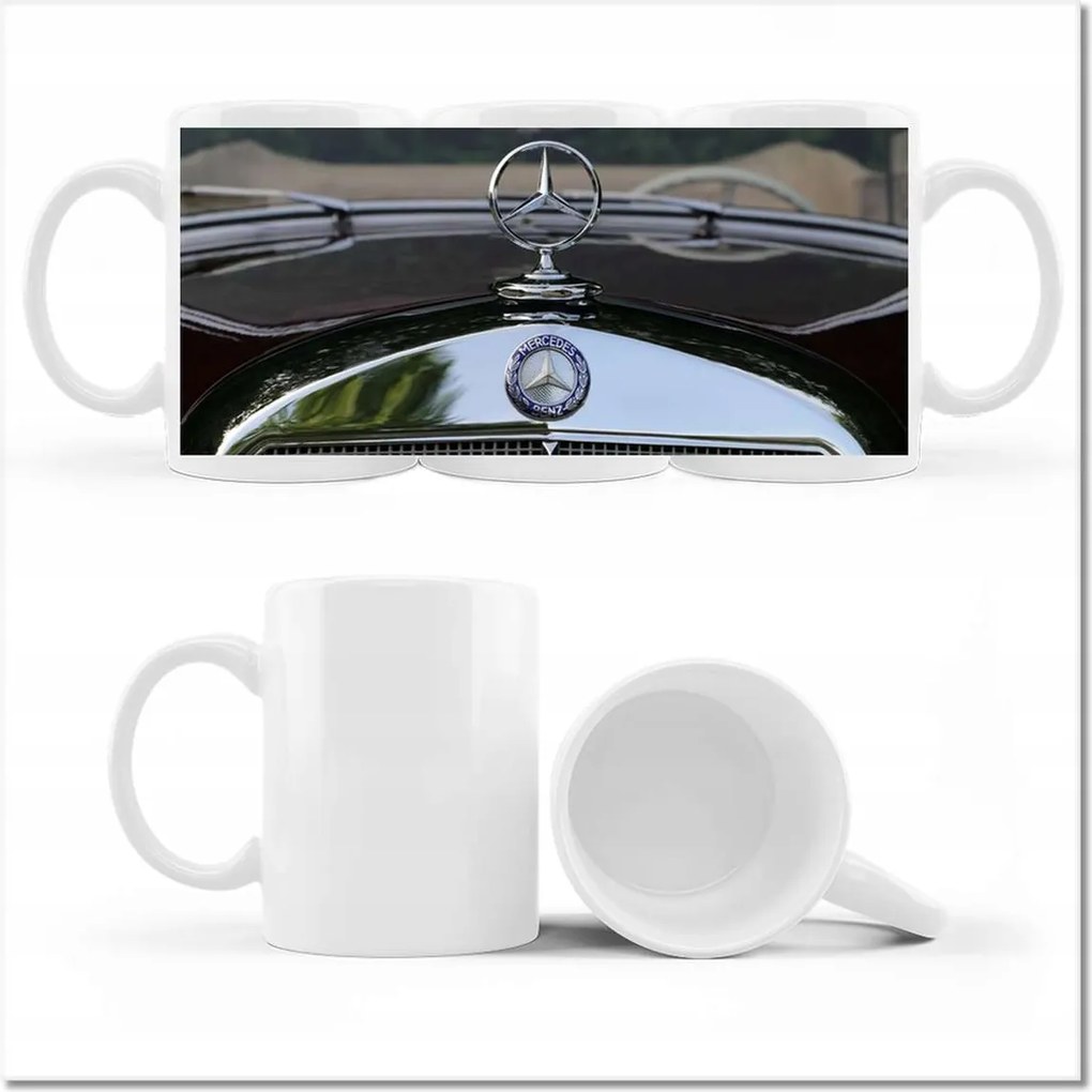 Fotó bögre Mercedes Benz bélyeg