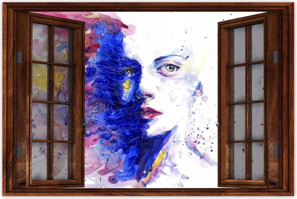 Poszterek 60x40 Akvarell Portré figura