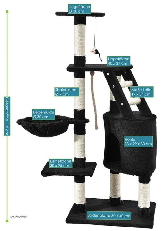 Kaparófa "Buffy" fekete