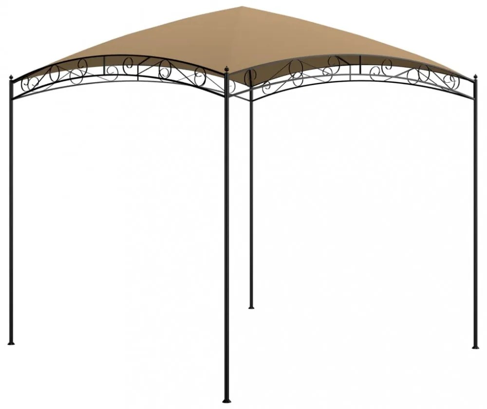 tópszínű pavilon 3 x 3 x 2,65 m 180 g/m²