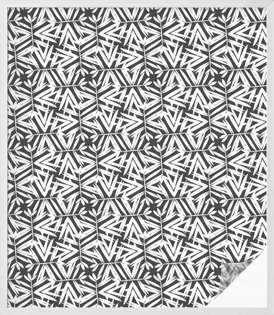 Ablakfólia Öntapadós Adatvédelem Geometrikus levelek 100x116