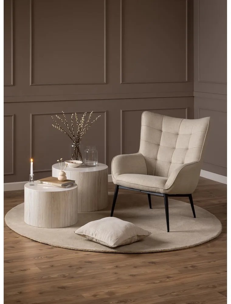 Bézs fotel Redding – Actona