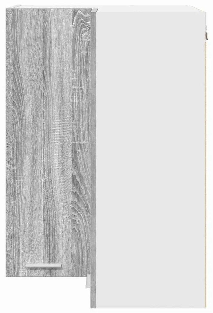 Függő szekrény Riga Szürke Sonoma és fehér 57 x 57 x 80 cm