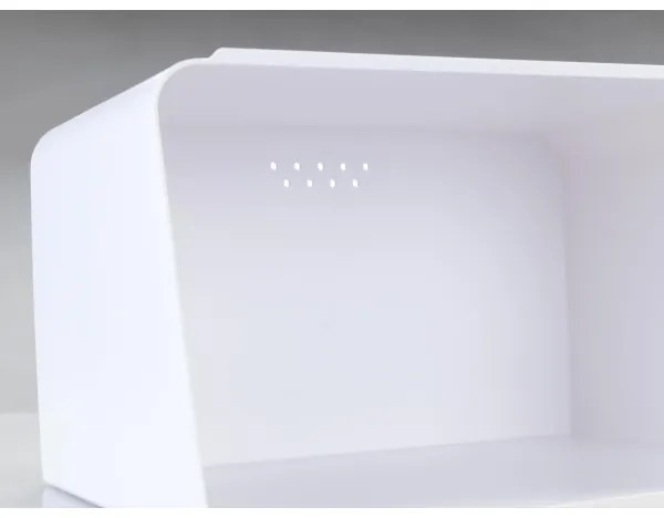 WENKO 54099100 - KUBO kenyértartó 35x26,5 cm fehér/barna