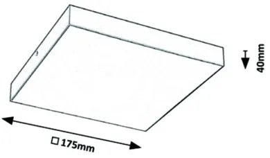Rabalux - LED mennyezeti lámpatest LED/18W/230V 3000-6000K IP44 fekete
